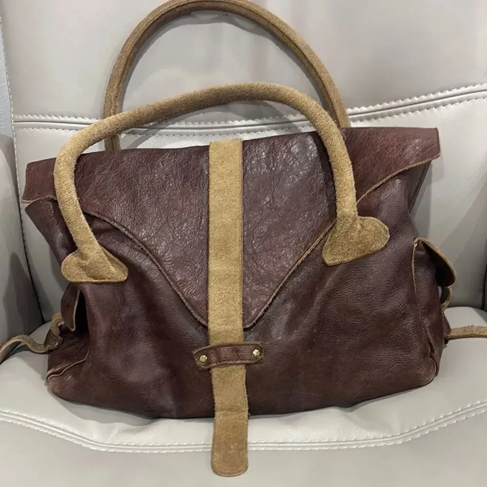 JJ Winters Brown Leather Shoulder Bag